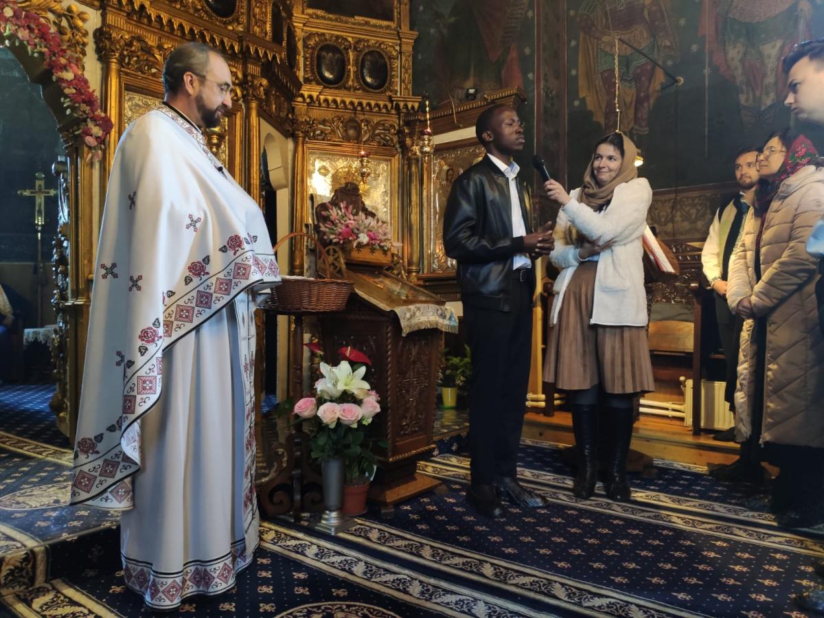 Vizita unui tânăr din Kenya